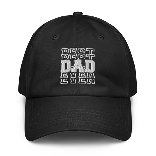 "Best Best Dad Ever Ever" Under Armour® Dad Hat | Dad Gift-TAU TRENDY TEES LLC-Black-Wear-N-Share Apparel