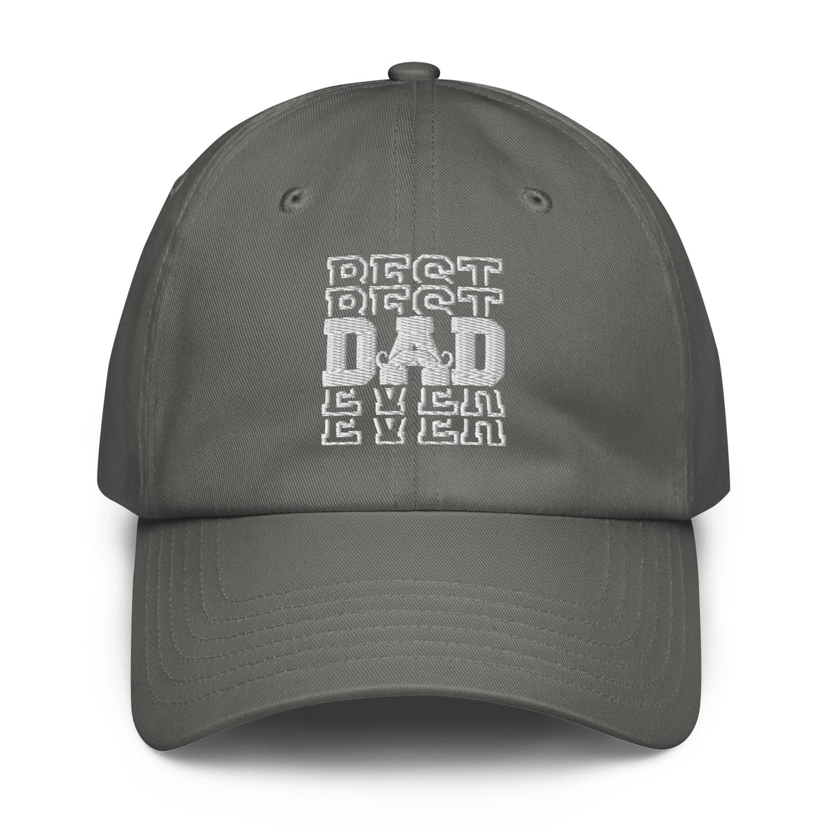 "Best Best Dad Ever Ever" Under Armour® Dad Hat | Dad Gift-TAU TRENDY TEES LLC-Grey-Wear-N-Share Apparel
