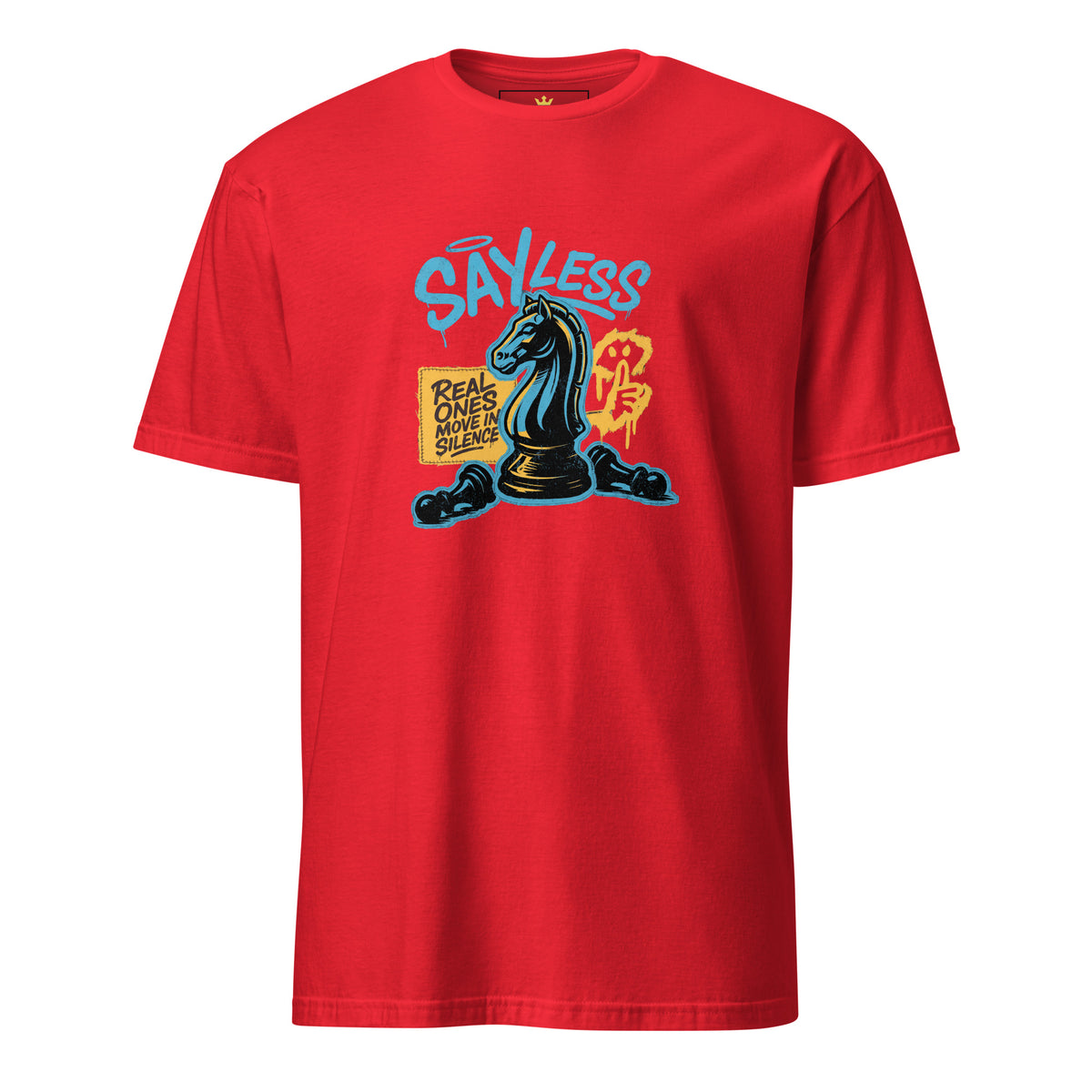 "Say Less - Real Ones Move in Silence" Unisex T-Shirt | Gildan 64000-TAU TRENDY TEES LLC-Red-S-Wear-N-Share Apparel
