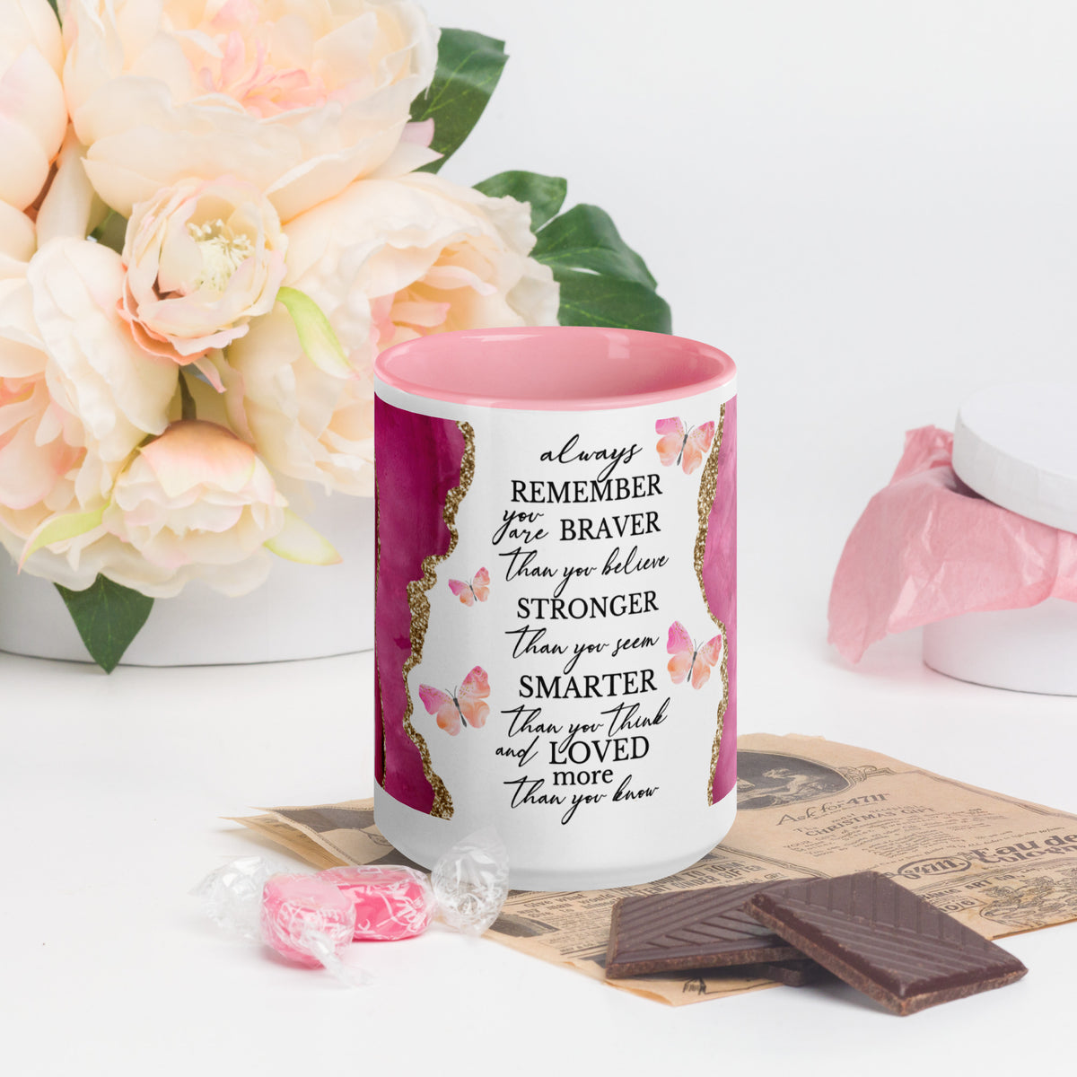 Always Remember Inspirational 15 oz Mug-Mugs-TAU TRENDY TEES LLC-Wear-N-Share Apparel