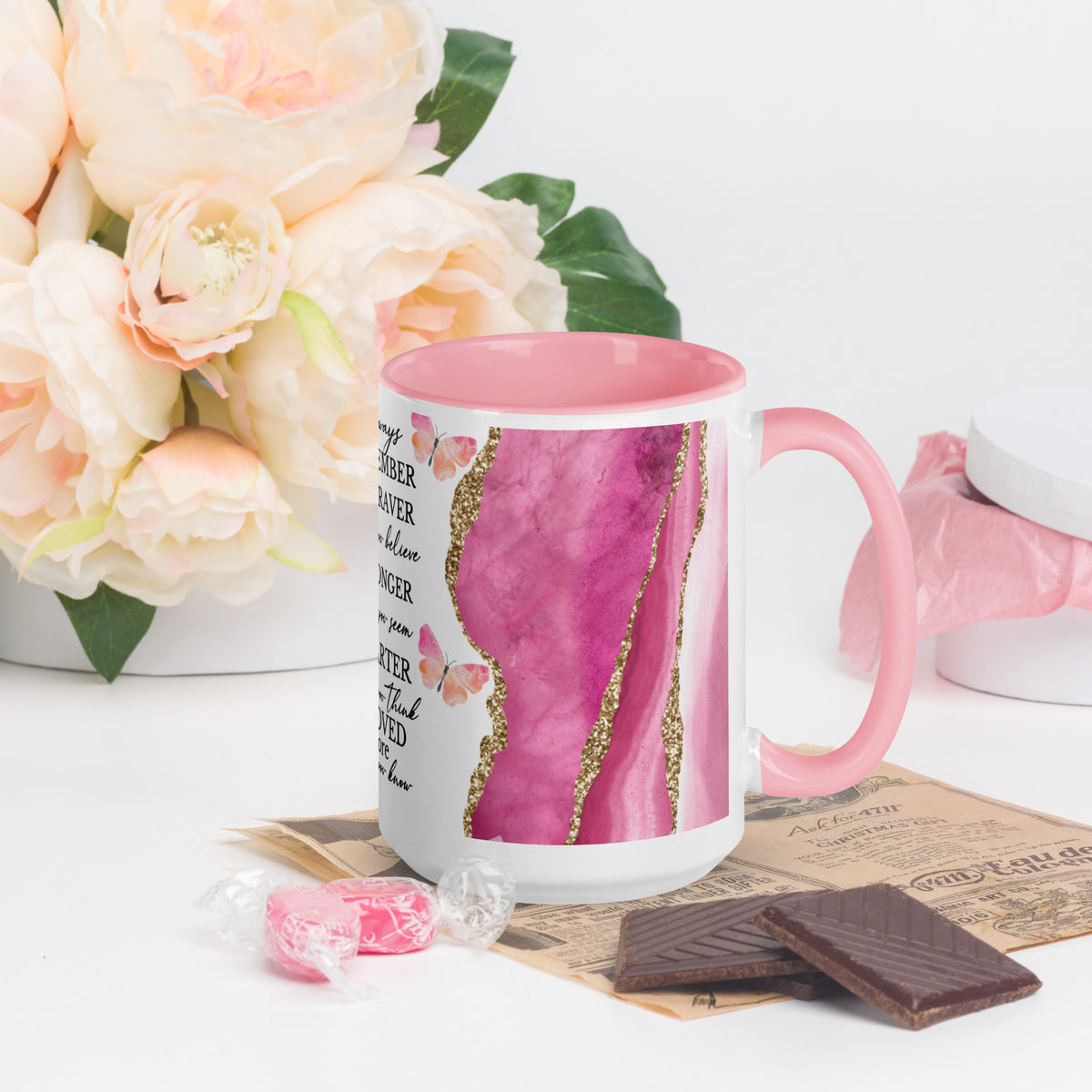 Always Remember Inspirational 15 oz Mug-Mugs-TAU TRENDY TEES LLC-Wear-N-Share Apparel