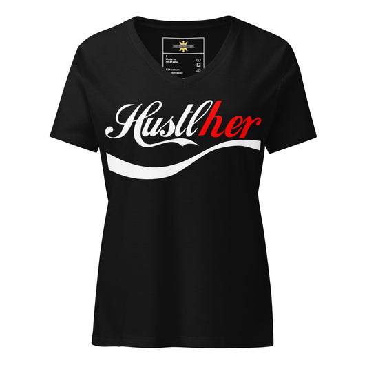 "Hustlher" Women's Empowerment T-Shirt | Boss Woman Tee-TAU TRENDY TEES LLC-S-Wear-N-Share Apparel