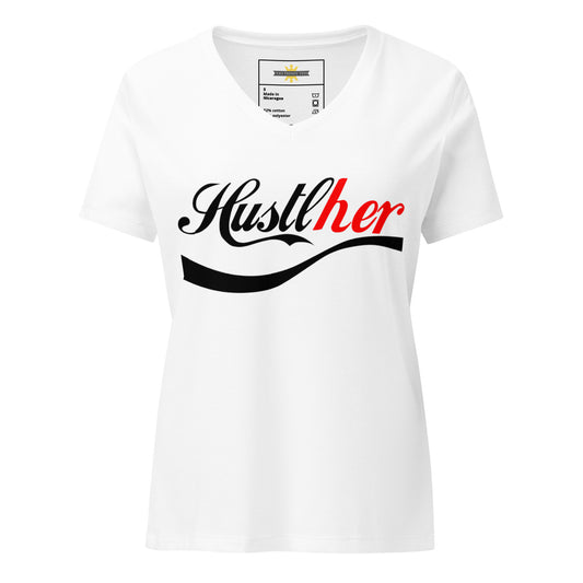 "Hustlher" Women's Empowerment T-Shirt | Boss Woman Tee-TAU TRENDY TEES LLC-S-Wear-N-Share Apparel