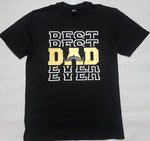 "Best Best Dad Ever Ever" Short-Sleeve Unisex T-Shirt-T Shirts-TAU TRENDY TEES LLC-Small-Black-Wear-N-Share Apparel