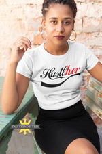 "Hustlher" Short-Sleeve Unisex T-Shirt-T Shirts-TAU TRENDY TEES LLC-SMALL-White-Wear-N-Share Apparel