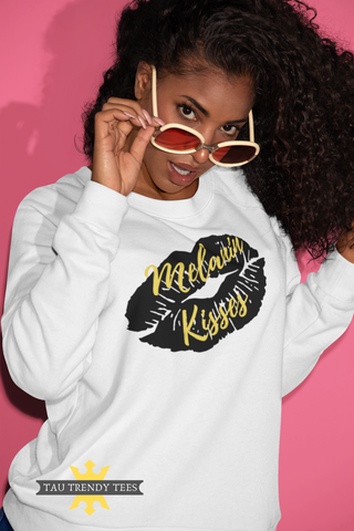 "Melanin Kisses" Unisex Sweatshirt-Shirts & Tops-TAU TRENDY TEES LLC-Small-Wear-N-Share Apparel