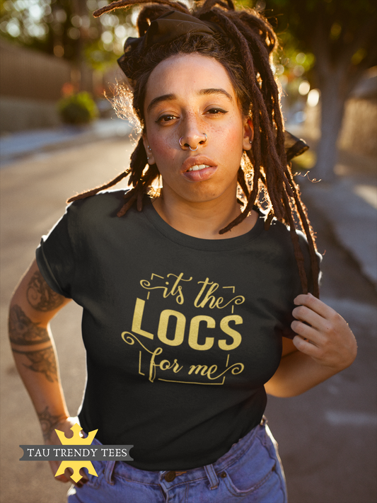 "It's the Locs for me" Short-Sleeve Unisex T-Shirt-T Shirts-TAU TRENDY TEES LLC-SMALL-Wear-N-Share Apparel