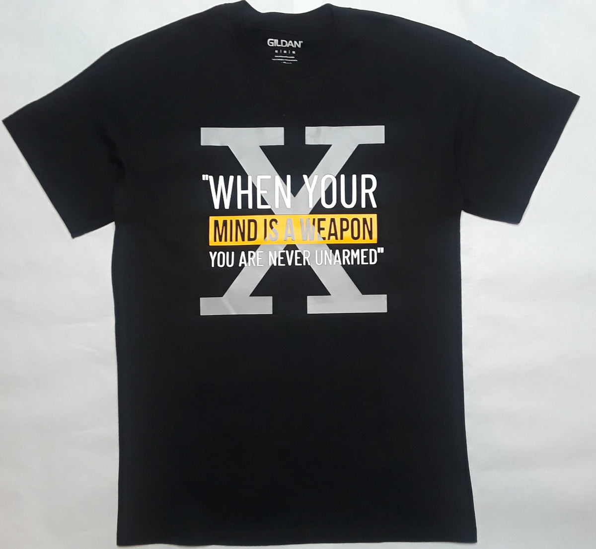 "When Your Mind is a Weapon" Short-Sleeve Unisex T-Shirt-T Shirts-TAU TRENDY TEES-Black-XS-Wear-N-Share Apparel