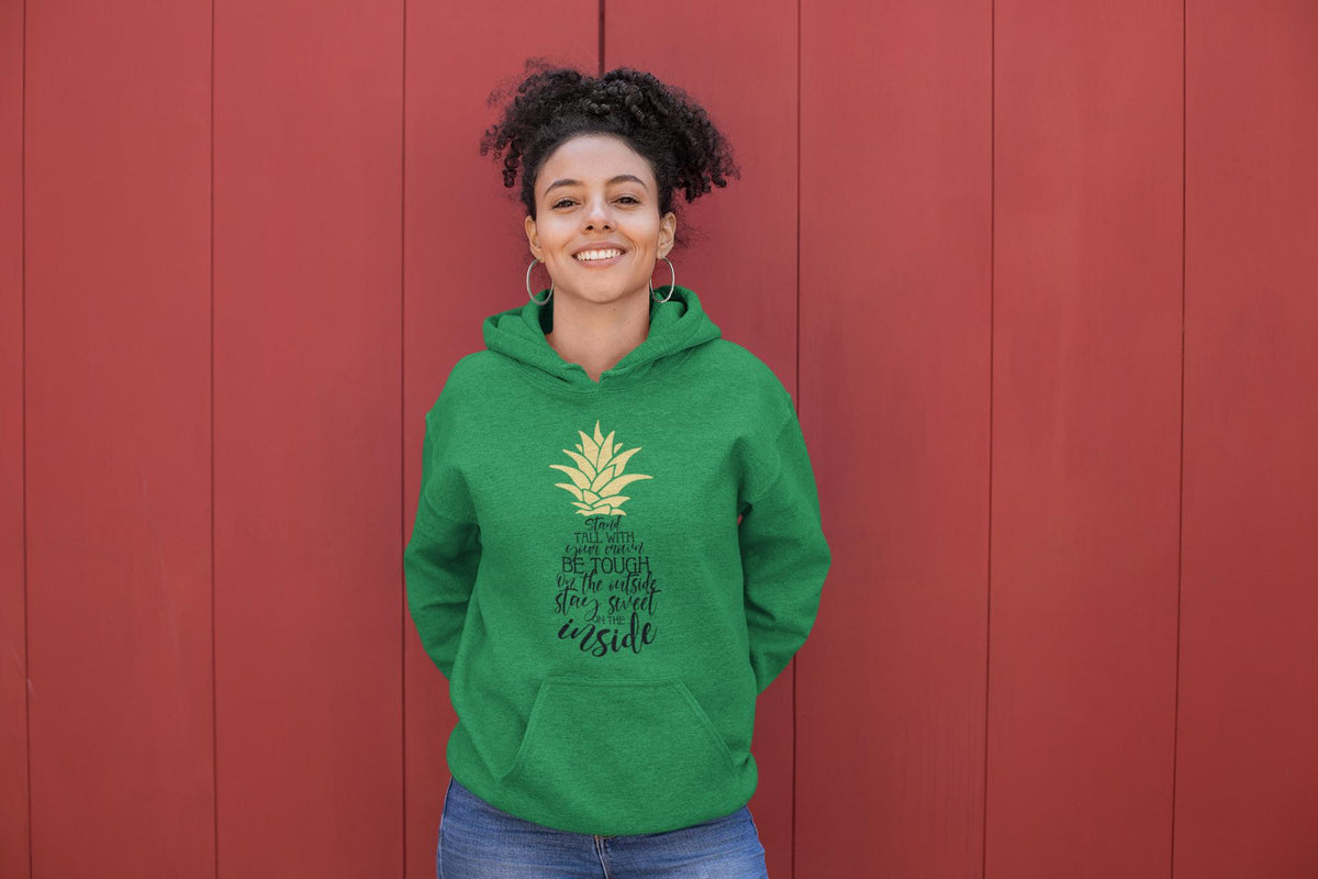 "Stand Tall With Your Crown" Unisex Hoodie-Hoodies-TAU TRENDY TEES-Wear-N-Share Apparel