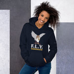 "F.L.Y." (First Love Yourself) Unisex Hoodie-Hoodies-TAU TRENDY TEES-Navy-S-Wear-N-Share Apparel