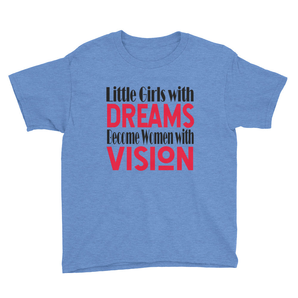"Little Girls With Dreams" Kids Short Sleeve T-Shirt-Kids-TAU TRENDY TEES-Wear-N-Share Apparel