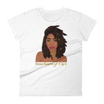 "Nubian Empress" Women's short sleeve t-shirt-T Shirts-TAU TRENDY TEES-White-S-Wear-N-Share Apparel