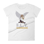 "F.L.Y." (First Love Yourself) Women's short sleeve t-shirt-T Shirts-TAU TRENDY TEES-White-S-Wear-N-Share Apparel