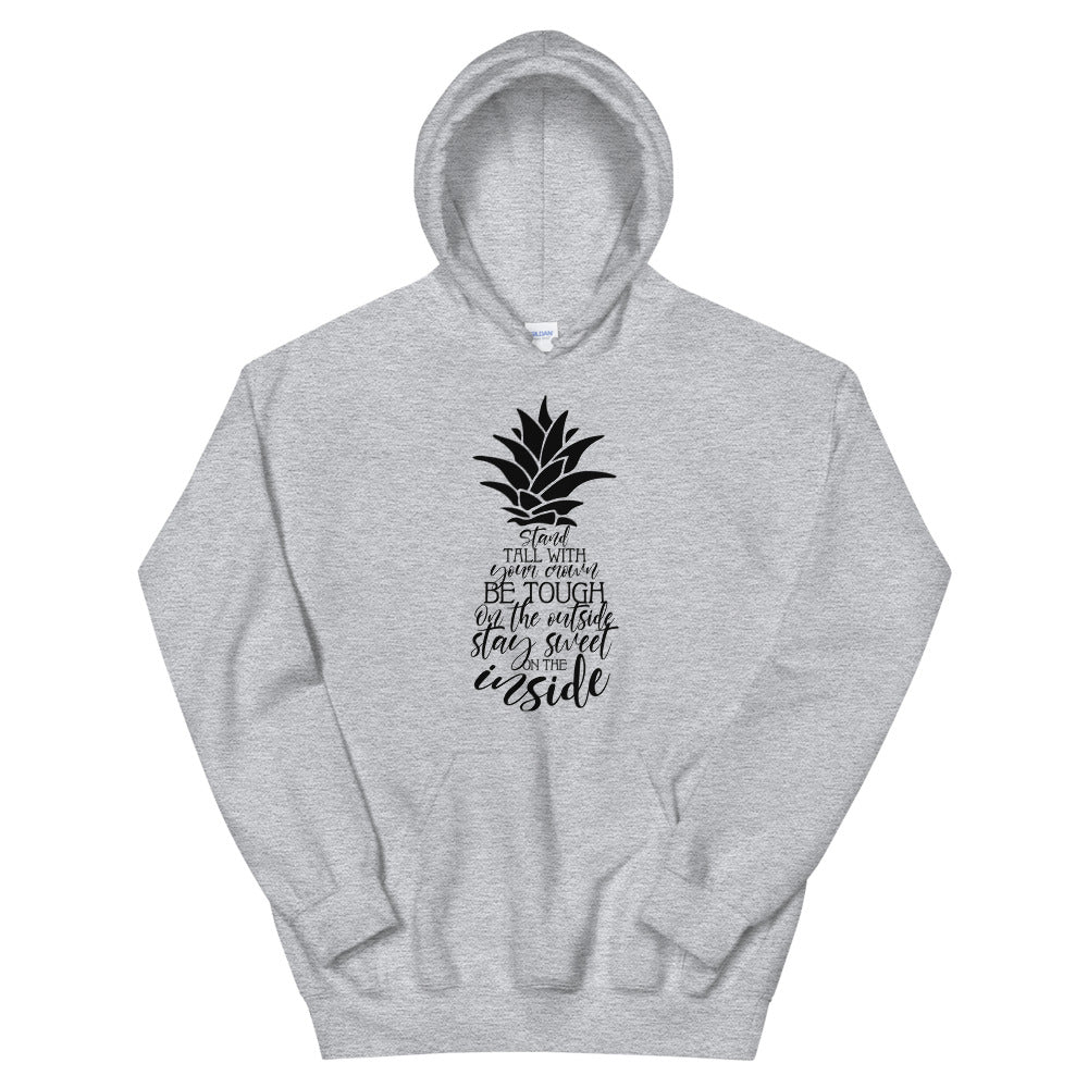 "Stand Tall With Your Crown" Unisex Hoodie-Hoodies-TAU TRENDY TEES-Sport Grey-S-Wear-N-Share Apparel