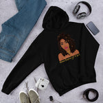 "Nubian Empress"Unisex Hoodie-Hoodies-TAU TRENDY TEES-Black-S-Wear-N-Share Apparel