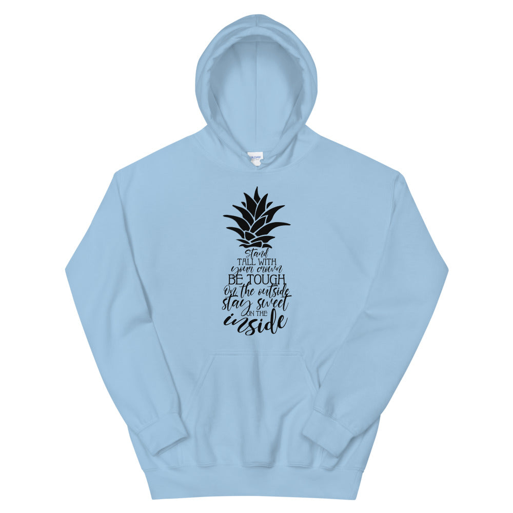 "Stand Tall With Your Crown" Unisex Hoodie-Hoodies-TAU TRENDY TEES-Light Blue-S-Wear-N-Share Apparel