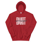 "Smart and Beautiful" Unisex Hoodie-Hoodies-TAU TRENDY TEES-Red-S-Wear-N-Share Apparel