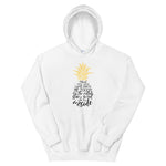 "Stand Tall With Your Crown" Unisex Hoodie-Hoodies-TAU TRENDY TEES-White-S-Wear-N-Share Apparel