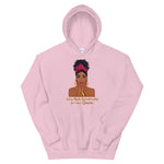 "Loving Myself Unconditionally" Unisex Hoodie-Hoodies-TAU TRENDY TEES-Light Pink-S-Wear-N-Share Apparel