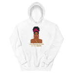 "Loving Myself Unconditionally" Unisex Hoodie-Hoodies-TAU TRENDY TEES-White-S-Wear-N-Share Apparel