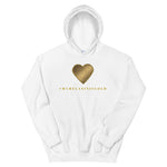 #MYMELANINISGOLD Unisex Hoodie-Hoodies-TAU TRENDY TEES-White-S-Wear-N-Share Apparel