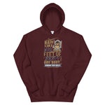 "Feet of Brass" Unisex Hoodie-Hoodies-TAU TRENDY TEES-Maroon-S-Wear-N-Share Apparel