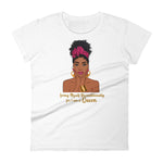 "Loving Myself Unconditionally" Women's short sleeve t-shirt-T Shirts-TAU TRENDY TEES-Wear-N-Share Apparel