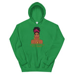 "Loving Myself Unconditionally" Unisex Hoodie-Hoodies-TAU TRENDY TEES-Irish Green-S-Wear-N-Share Apparel