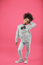 "I Am A Girl" Girls Hoodies-Kids-TAU TRENDY TEES-Heather Grey-XS-Wear-N-Share Apparel