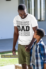 "Best Best Dad Ever Ever" Short-Sleeve Unisex T-Shirt-T Shirts-TAU TRENDY TEES LLC-Small-White-Wear-N-Share Apparel